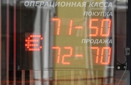 Đồng ruble xuống mức thấp nhất từ tháng 12/2014 