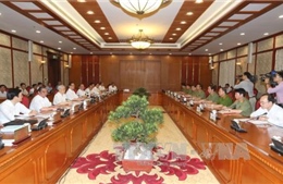 Bộ Chính trị cho ý kiến về chuẩn bị Đại hội Đảng bộ Công an TW