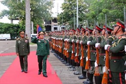Đoàn đại biểu QĐND Việt Nam thăm Lào