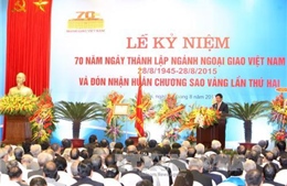 Điện mừng nhân kỷ niệm 70 năm ngành Ngoại giao Việt Nam