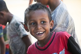 Nụ cười hồn nhiên trẻ em Timor Leste