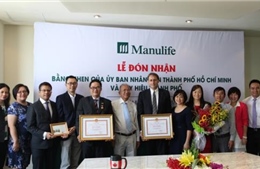 Manulife Việt Nam  nhận bằng khen vì những đóng góp tích cực  