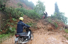 Mưa lớn gây sạt lở nghiêm trọng tại Hà Giang