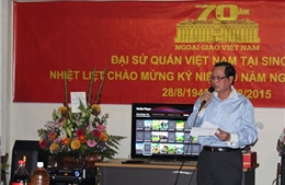 Kỉ niệm 70 năm thành lập ngành Ngoại giao Việt Nam tại Singapore