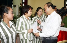 Công bố Quyết định đặc xá tại Trại giam Thanh Xuân 