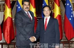 Thủ tướng Nguyễn Tấn Dũng hội kiến Tổng thống Venezuela 
