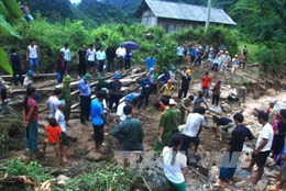 Nỗ lực tìm kiếm nạn nhân mất tích do lũ ống tại Hà Giang 
