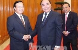 Phó Thủ tướng Nguyễn Xuân Phúc tiếp Đoàn Bộ Kế hoạch và Đầu tư Lào 