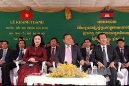 Campuchia khánh thành trường tiểu học do Hà Nội tài trợ 