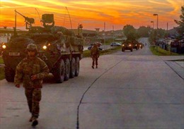 Đoàn xe quân sự Mỹ bắt đầu hành trình ở các nước Đông Âu