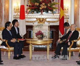 Tổng Bí thư Nguyễn Phú Trọng tiếp Chủ tịch JETRO, FEC Nhật Bản