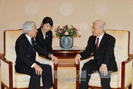 Tổng Bí thư Nguyễn Phú Trọng hội kiến Nhật Hoàng Akihito