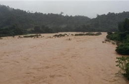 Lũ trên sông Ngàn Phố đạt đỉnh