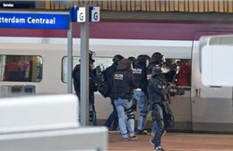 Hà Lan bắt đối tượng nghi có vũ khí trên tàu cao tốc