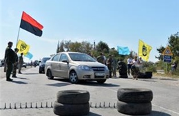 Người Tatar phản đối Nga sáp nhập Crimea 