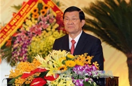 Chủ tịch nước dự khai mạc Đại hội Đảng bộ tỉnh Thanh Hóa 