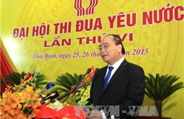 Phó Thủ tướng Nguyễn Xuân Phúc dự Đại hội thi đua yêu nước tỉnh Thái Bình