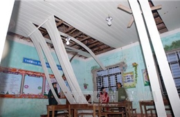 Lốc xoáy tốc mái trên 60 nhà dân tại Lâm Đồng