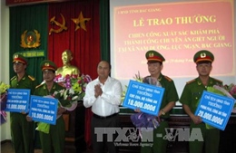 Khen thưởng thành tích phá án giết người phân xác phi tang tại Bắc Giang