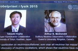 Nobel Vật Lý 2015 vinh danh khoa học gia Nhật Bản và Canada 