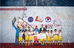 Kid Star FC năm thứ hai liên tiếp vô địch “Thách thức Lotteria Cup 2015”