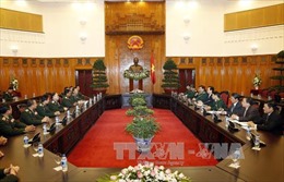 Thủ tướng tiếp Tổng Tham mưu trưởng Quân đội nhân dân Lào 