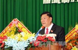 Đồng chí Trần Văn Rón tái đắc cử Bí thư Tỉnh ủy Vĩnh Long 