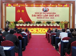 Khai mạc Đại hội Đại biểu Đảng bộ tỉnh Quảng Bình 