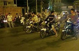 Bắt giữ 4 đối tượng đua xe, gây rối trật tự công cộng tại Hà Nội