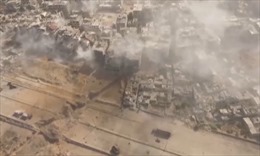 UAV Nga ghi lại hình ảnh chân thực về Damascus