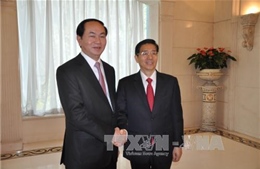 Bộ trưởng Công an Trần Đại Quang hội đàm với người đồng cấp Trung Quốc
