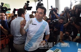 Ông Jimmy Morales đắc cử Tổng thống Guatemala 