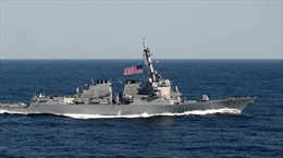 Tàu khu trục của Mỹ tiến tới bờ biển Syria 