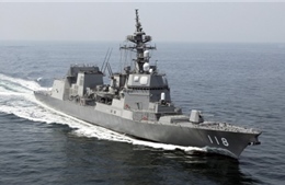 Nhật Bản cử thêm tàu hộ vệ tập trận cùng Mỹ trên Biển Đông