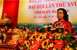 Hà Nội công bố Ban Thường vụ Thành ủy khóa mới