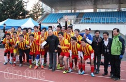 Sôi động giải bóng đá ICFood dành cho sinh viên Việt Nam tại Hàn Quốc 