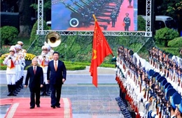 Lễ đón trọng thể Tổng Bí thư, Chủ tịch Trung Quốc Tập Cận Bình 