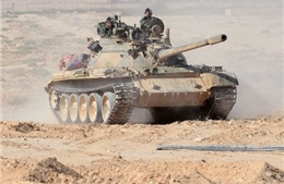 Binh sĩ Syria chiến đấu trên đống đổ nát Palmyra