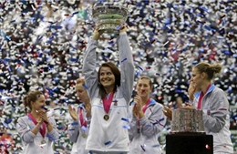 CH Séc đăng quang Fed Cup 2015