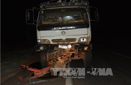 Khắc phục hậu quả vụ xe tải kéo rê công nông tại Gia Lai
