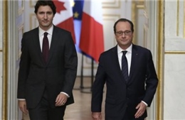 Lãnh đạo Pháp, Canada bàn giải pháp chống biến đổi khí hậu 