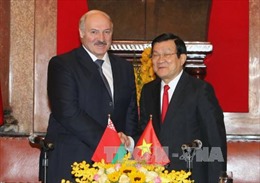 Chủ tịch nước hội đàm với Tổng thống Belarus Lukashenko
