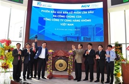 Tổng công ty Cảng hàng không Việt Nam bán đấu giá 77 triệu cổ phần 