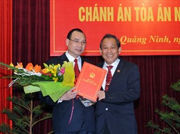 Trao quyết định bổ nhiệm Chánh án TAND tỉnh Quảng Ninh