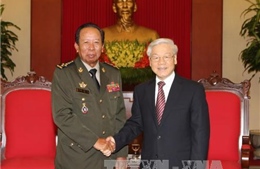 Tổng Bí thư Nguyễn Phú Trọng tiếp Bộ trưởng Quốc phòng Campuchia