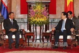 Lãnh đạo Đảng, Nhà nước tiếp Chủ tịch Thượng viện Campuchia