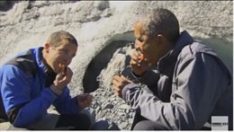 Ông Obama từ chối uống… nước tiểu trong show thực tế 