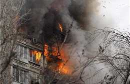 Nổ khí gas tại tòa nhà chung cư ở Nga