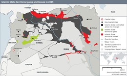 IS mất 14% lãnh thổ chiếm đóng trong một năm