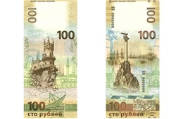 Nga phát hành tiền mới có hình ảnh Crimea 
